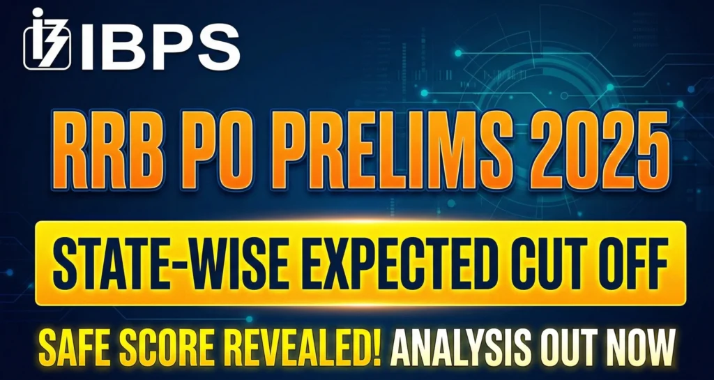 RRB PO Pre Expected Cut Off 2025 State Wise