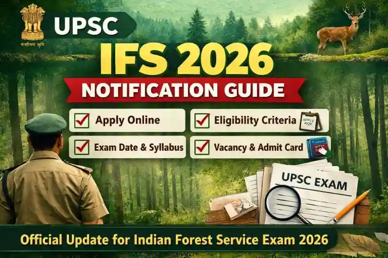 UPSC IFSE Notification PDF 2026 Official Direct Download Link