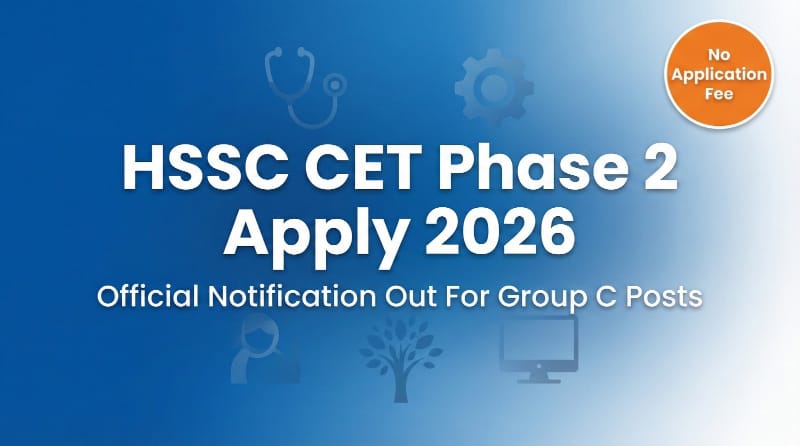 HSSC CET Phase 2 vacancy 2026