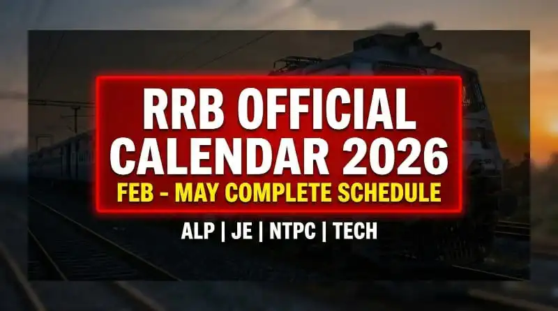 RRB Feb-May 2026 Official Exam Calendar PDF Download