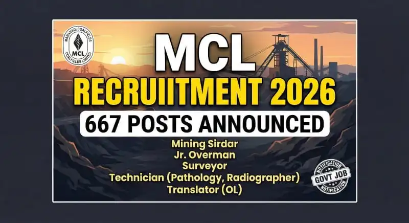 MCL 667 Posts Recruitment 2026