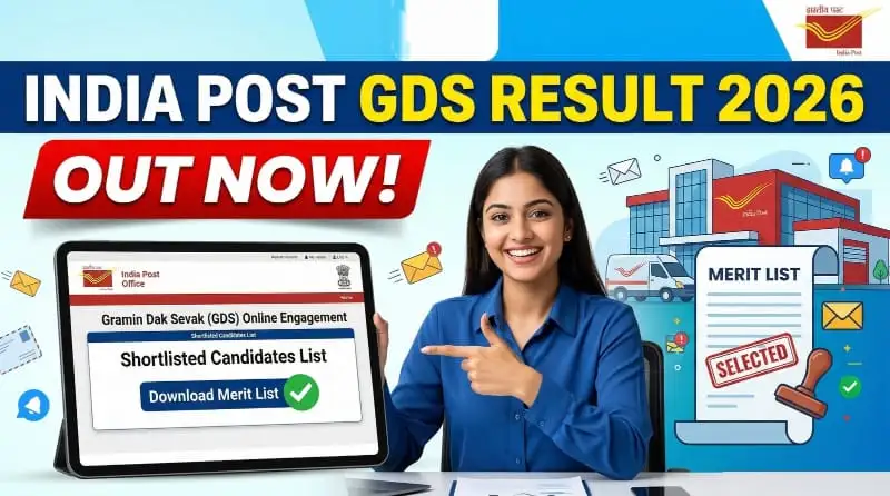 India Post GDS Result 2026 Live Merit PDF Link Now