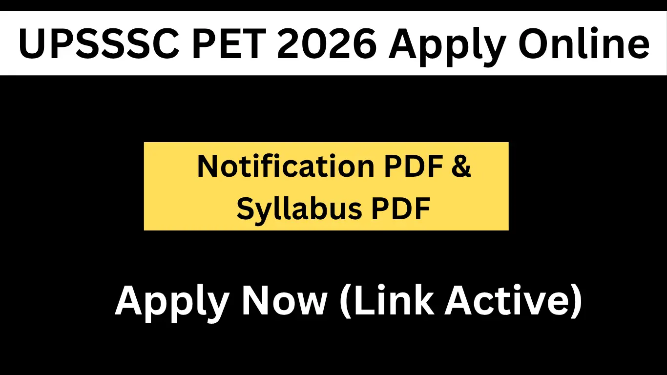 UPSSSC PET 2026