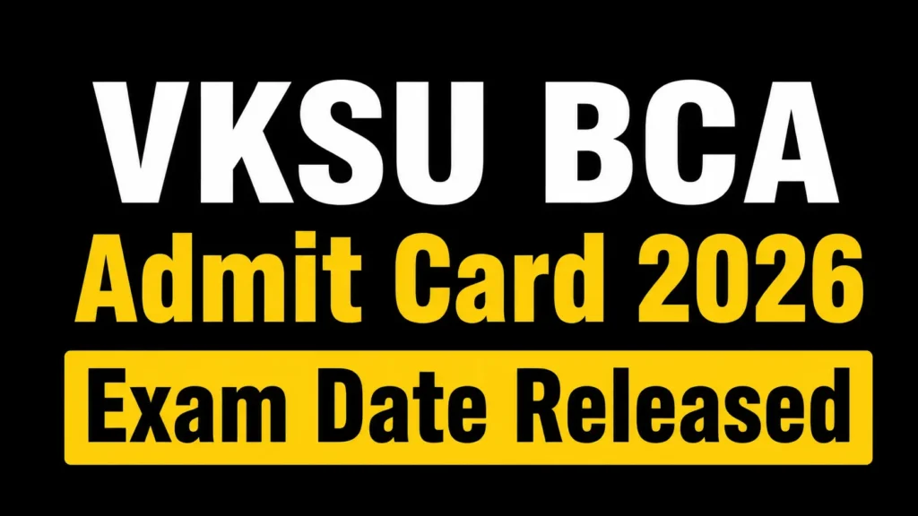 VKSU BCA Sem III (2024-27) & Sem V (2026-26)