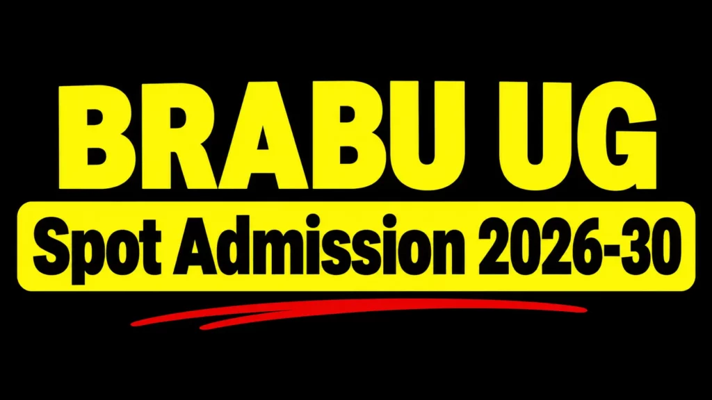 BRABU UG Spot Admission 2026