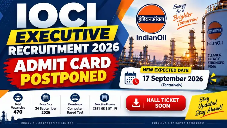 IOCL Executive Admit Card 2026