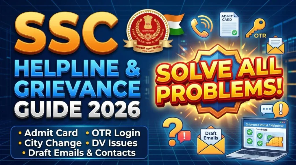 SSC Complaint Helpline Guide