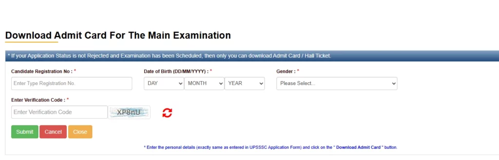 UPSSSC Forest Guard Admit Card 2026 Out