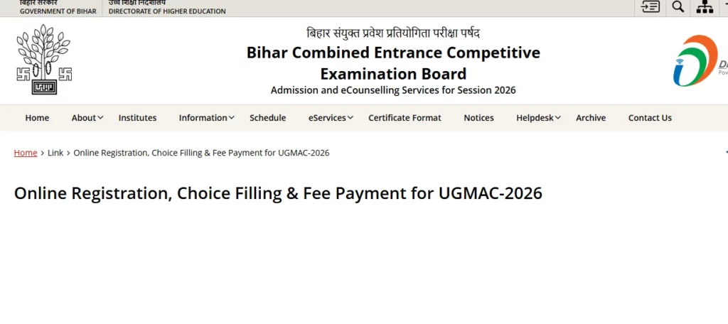 Bihar NEET UG 3rd Round Counselling 2026 apply online