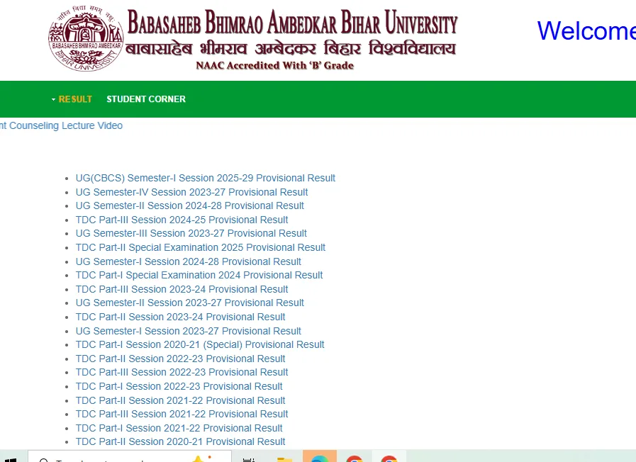 How to Check BRABU UG 3rd Semester Result 2026