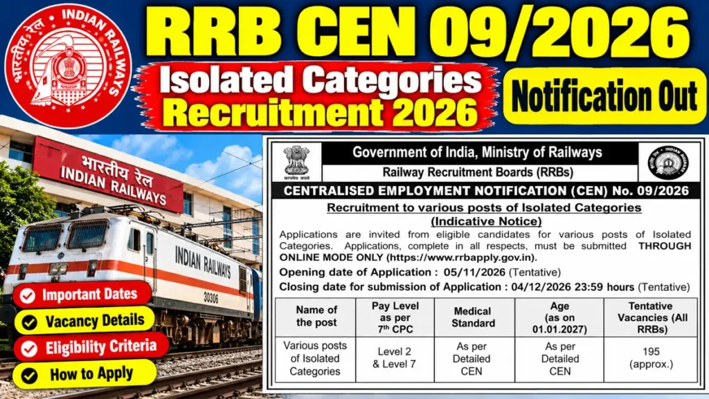 Railway CEN 09/2026 Isolated Categories