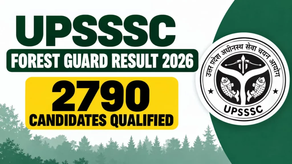 UPSSSC Forest Guard Result 2026